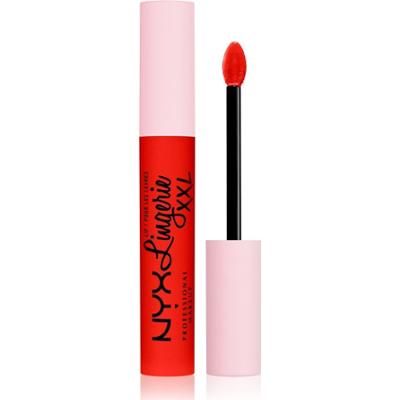 NYX Professional Makeup Lingerie XXL płynna szminka o matowym wykończeniu kolor 27 - On Fuego 4 ml