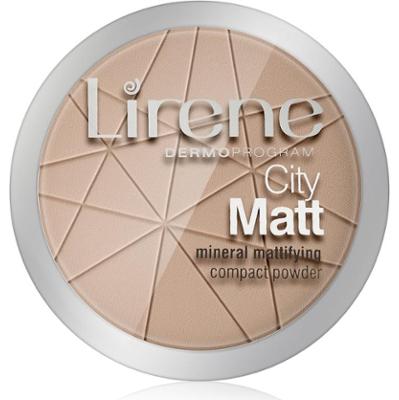 Lirene Puder matujący City Matt kolor 03 Beżowy 9 g