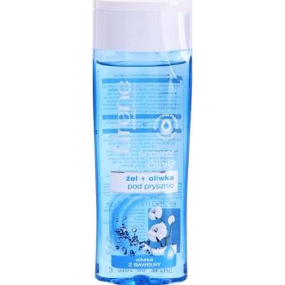 Lirene Zmiękczający żel pod prysznic o działaniu nawilżającym Oliwkowa bawełna Oil 250 ml