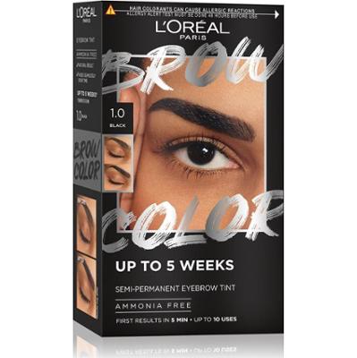 L'Oréal Półtrwały kolor do brwi 1.0 - czarny