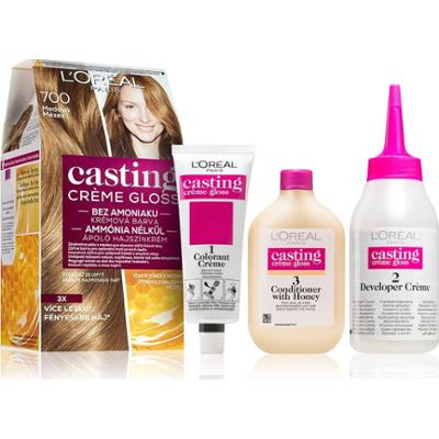 Krem castingowy L'Oréal Paris Gloss farba do włosów kolor 700 miodowy