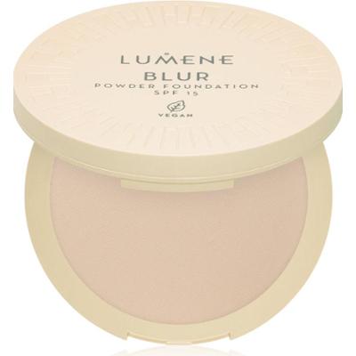 Lumene Kompaktowy puder i podkład Blur 2 w 1 SPF 15 kolor nr 1 10 g