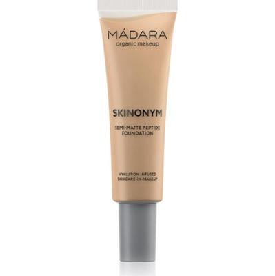 Mádara Skinonym Semi-Matte Peptide podkład długotrwały z peptydami koloru piaskowego 40 30 ml