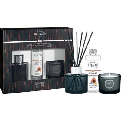 Maison berger paris Zestaw upominkowy Variation Black Aroma Diffuser Velvet Orientu 90 ml + świeca 80 g