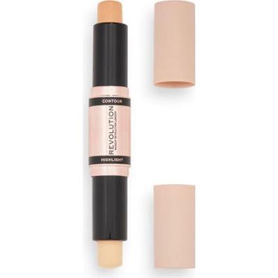 Makeup Revolution Kredka do konturowania Fast Base podwójna kolor Fair 2x4,3 g
