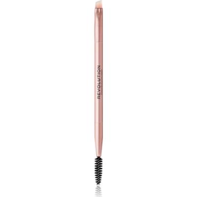 Makeup Revolution Stwórz podwójny pędzel do brwi R1
