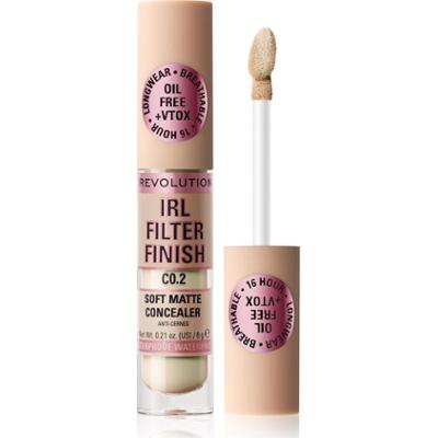 Makeup Revolution IRL Filter długotrwały korektor do una pełne krycie kolor C0.2 6 g