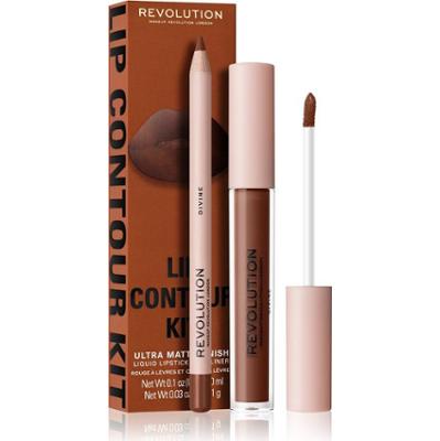 Makeup Revolution Zestaw do konturowania ust w kolorze D.