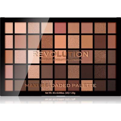 Makeup Revolution Palette Maxi Re-Loaded Nudes - Paleta cieni do powiek 60,75 g