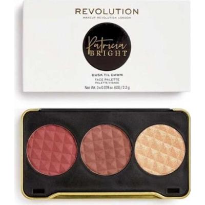 Makeup Revolution, Patricia Bright, Konturowanie, Paleta do twarzy, Dusk Till Dawn, 6,6 g