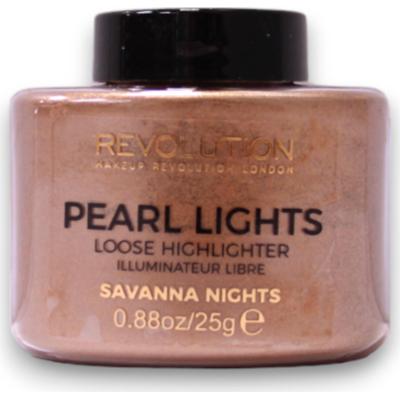 Makeup Revolution, Rozświetlacz sypki Pearl Lights, Savannah Nights, 25 g