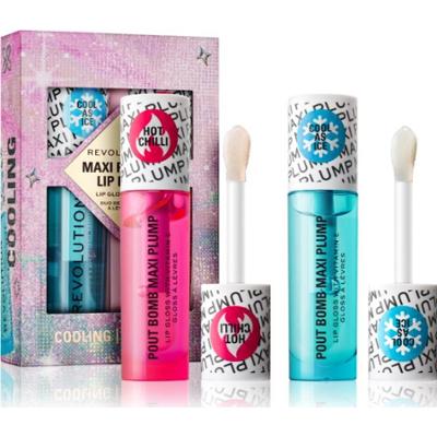 Makeup revolution Zestaw upominkowy do ust Maxi Plump Duo - 6 ml