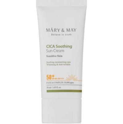 Mary & may CICA Kojący krem do opalania SPF 50+ - 50ml
