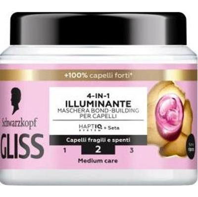 Schwarzkopf 4w1 Rozświetlająca maska do włosów do włosów łamliwych i matowych 400ml