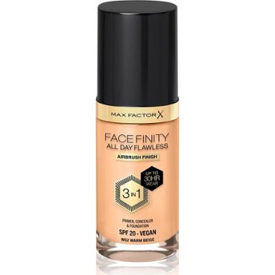 Max Factor Facefinity przez cały dzień Flawless Podkład 3 w 1 W62-Ciepły Beż 30ml