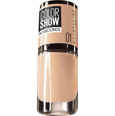 Maybelline Color Show 60 Second Lakier do paznokci nr 1 Go Bare 7 ml