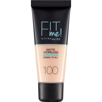 Maybelline Podkład w płynie Fit Me Matte + Poreless 100 Warm Ivory 30ml