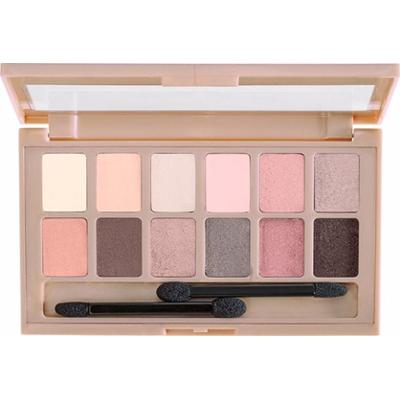 Maybelline, The Blushed Nudes, paleta cieni do powiek, 12 odcieni, 9,6 g