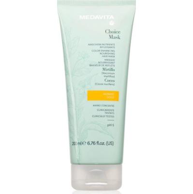 Medavita Choice Gold odżywcza maska do włosów farbowanych 200 ml