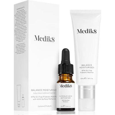 Medik8 Balancing Moisturizing Cream with Glycolic Acid Activator Nawilżający zabieg na twarz przeciw zaskórnikom 50ml