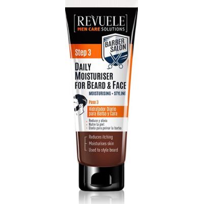 Revuele Men Care Solutions Barber Salon Nawilżający krem do twarzy i brody 80 ml
