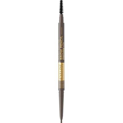 Eveline Cosmetics Przeglądaj i ruszaj! Wodoodporna kredka do brwi ze szczoteczką do zębów 2 w 1 kolor taupe 4 g