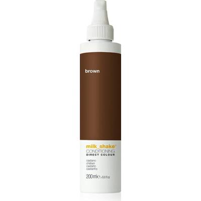 Milk Shake Kolorowa odżywka Direct Color intensywnie nawilżająca brązowa 200 ml