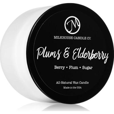 Milkhouse Candle Co. Świeca zapachowa Creamery Plums & Elderberry Treveler Tin 106g