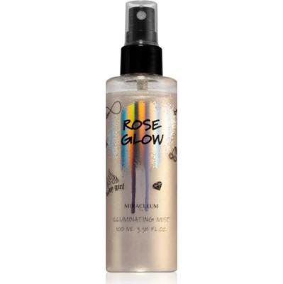 Miraculum Girls Collection Rose Glow nawilżający spray do ciała z brokatem 100ml