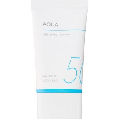Missha All Around Safe Block Aqua Sun Kremowy żel do opalania twarzy SPF 50+ 50 ml