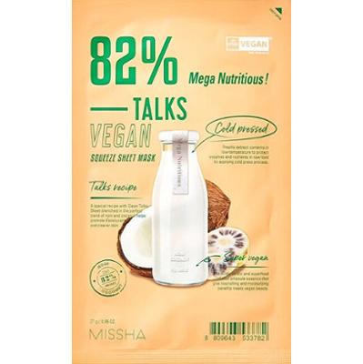 Missha Talks Vegan Squeeze Mega Nutritious (maska w płachcie) 27 g
