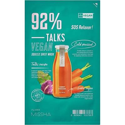 Missha Talks Vegan Squeeze SOS Relaxer (maska w płachcie) 27 g