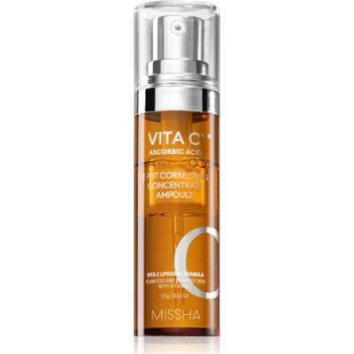 Missha Vita C Plus serum rozjaśniające z witaminą C przeciw niedoskonałościom skóry 15 g