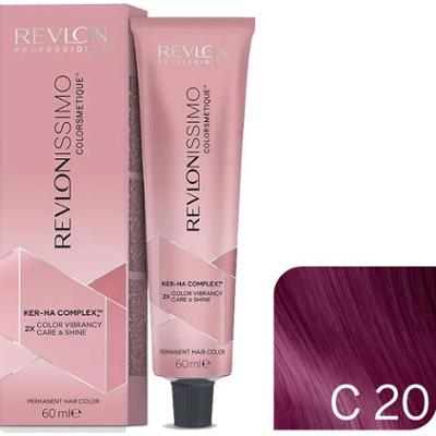 Revlon Revlonissimo Colorsmetique - kremowa farba do włosów, 60ml C20 | Fioletowy Bakłażan