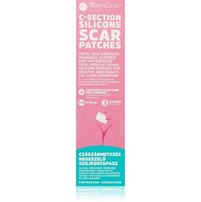 MomCare by Lina Plastry silikonowe na blizny po cięciu cesarskim rozmiar SM 3x15 cm 3 sztuki