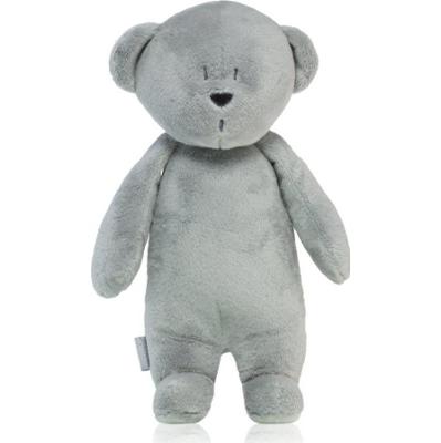 Moonie Brzęczący Niedźwiedź Srebrny doudou na dobranoc z melodią