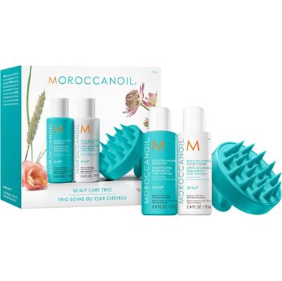 Moroccanoil Zestaw Scalp Discovery do tłustej skóry głowy przeciw łupieżowi 3 sztuki