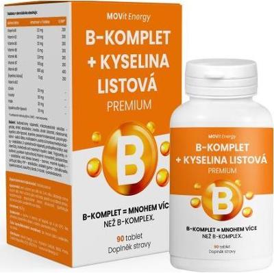 Movit energy B-Komplet + Kwas foliowy PREMIUM 90 tabletek