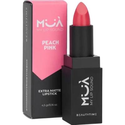 Beautytime international Muà My Lip Sound Brzoskwiniowy Pink Beautytime 4,5g