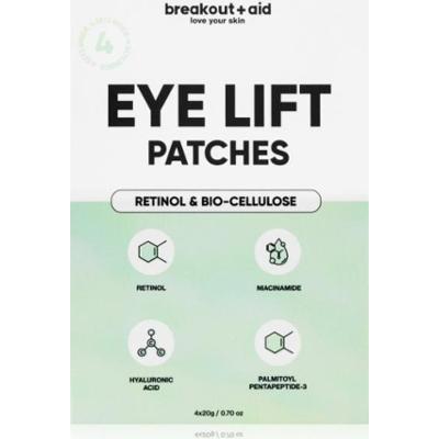 My White Secret Breakout+aid Lift przeciwzmarszczkowe plastry pod oczy z retinolem 4 szt.