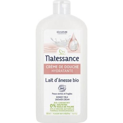 Natessance - Nawilżający krem pod prysznic - ORGANICZNE Ośle Mleko 500ml
