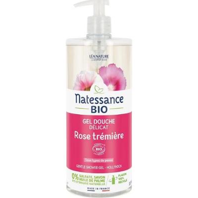 Natessance - Delikatny żel pod prysznic - ORGANICZNA Malwa 1L