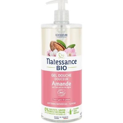 Natessance - Delikatny żel pod prysznic - ORGANICZNY Migdał 1L