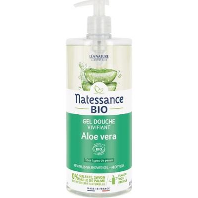 Natessance - Tonizujący żel pod prysznic - ORGANICZNY Aloe Vera 1L