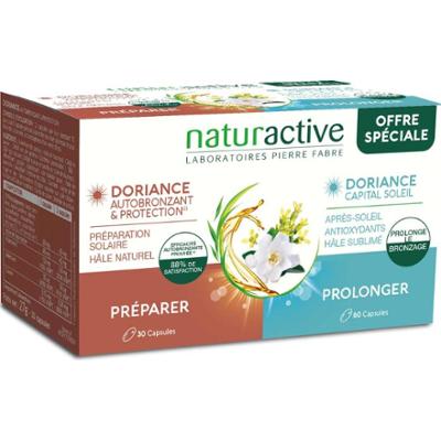 Naturactive Doriance Self-Tanning & Protection 30 kapsułek + Doriance Capital Soleil 60 kapsułek
