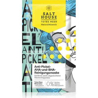 Salt House Natural Minerals Maska oczyszczająca przeciwtrądzikowa AHA i BHA 2×6 ml