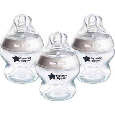 Tommee Tippee Natural Start Butelka antykolkowa samosterylizująca średni przepływ 0 miesięcy+ 3× 150 ml