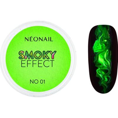 NEONAIL Efekt Smoky kolorowy puder do paznokci kolor nr 1 zielony 2 g