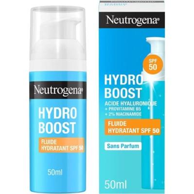 Neutrogena Hydro Boost Nawilżający Fluid z Kwasem Hialuronowym B5 i Niacynamidem SPF 50 50ml