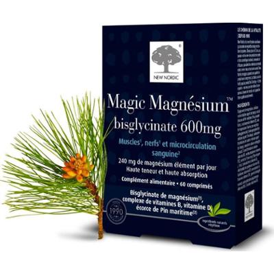 New Nordic Diglicynian Magnezu 600mg 60 tabletek